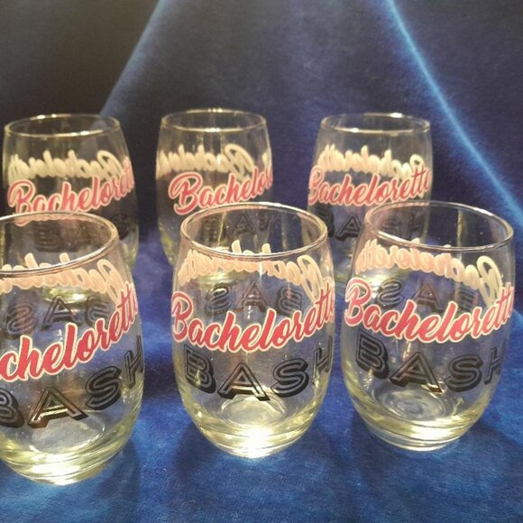 6 Bachelorette Bash Glasses - Picture 1 of 1